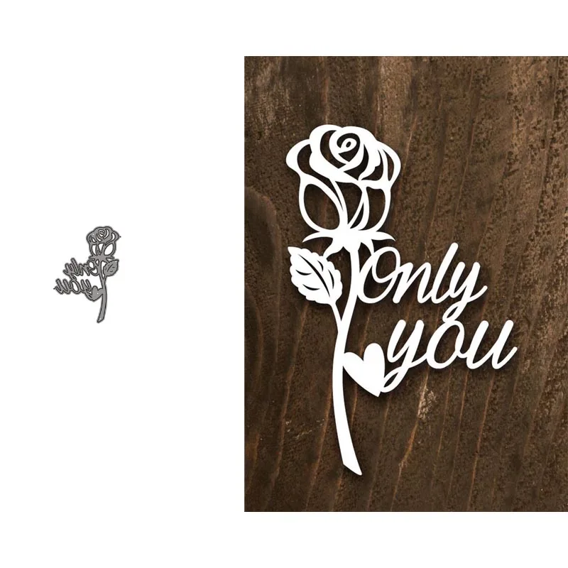 Metal Cutting Dies ONLY YOU Stencil Template For DIY Scrapbooking Embossing Paper Cards Album Making Decorative Craft Dies Cut
Metal Cutting Dies ONLY YOU Stencil Template For DIY Scrapbooking Embossing Paper Cards Album Making Decorative Craft Dies Cut