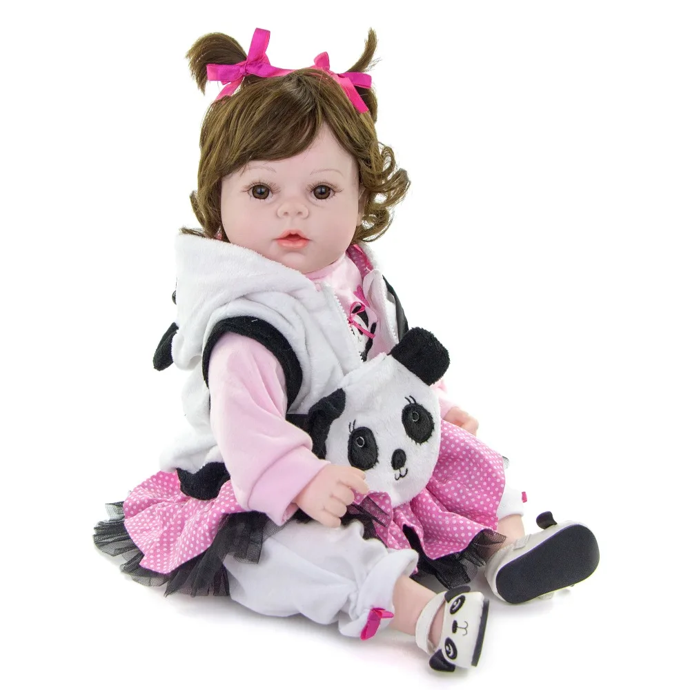Кукла Bebe reborn, одежда в виде панды, силиконовая кукла reborn baby girl, куклы 20 дюймов 52 см, настоящие Детские куклы-Новорожденные, подарок для ребенк...
Кукла Bebe reborn, одежда в виде панды, силиконовая кукла reborn baby girl, куклы 20 дюймов 52 см, настоящие Детские куклы-Новорожденные, подарок для ребенк...