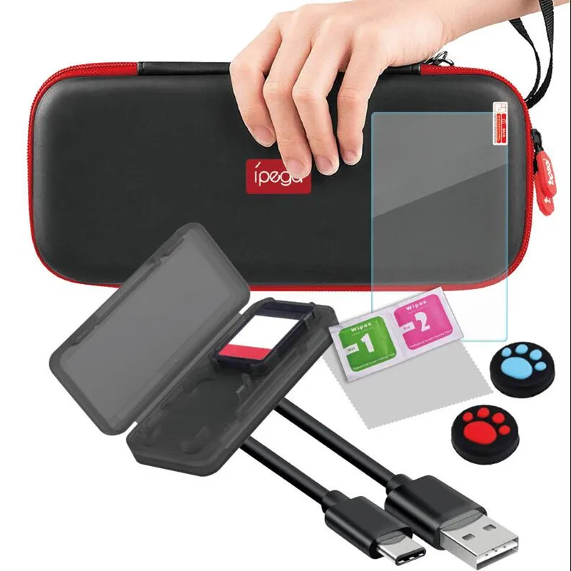 For Nintend Switch Lite 9 in 1 Tempered Film Charging Line Joystick Caps Storage Bag for Nintend Switch Lite Console Accessories
For Nintend Switch Lite 9 in 1 Tempered Film Charging Line Joystick Caps Storage Bag for Nintend Switch Lite Console Accessories