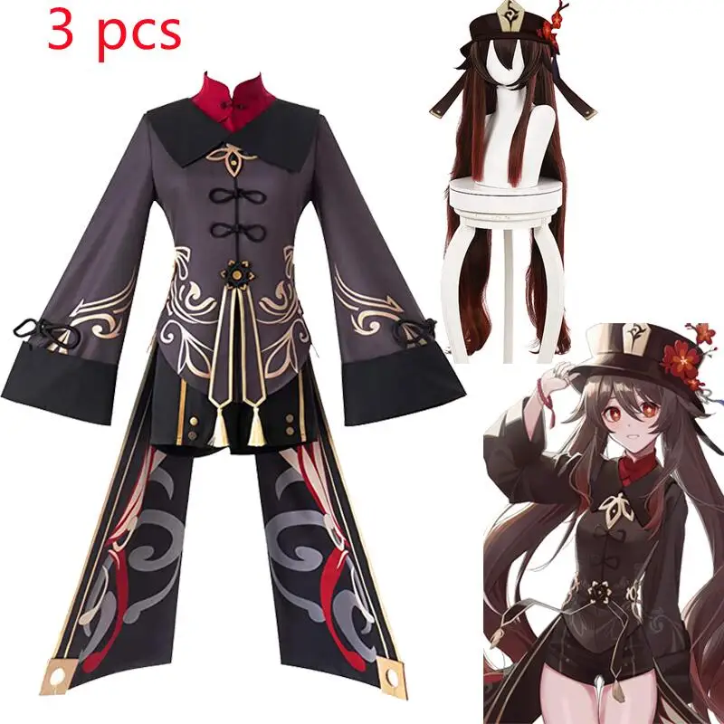 Genshin Impact Hu Tao Game Cosplay Costume Hat Wig Props Accessories Women Cosplay Suit Halloween Gift Masquerade
Genshin Impact Hu Tao Game Cosplay Costume Hat Wig Props Accessories Women Cosplay Suit Halloween Gift Masquerade