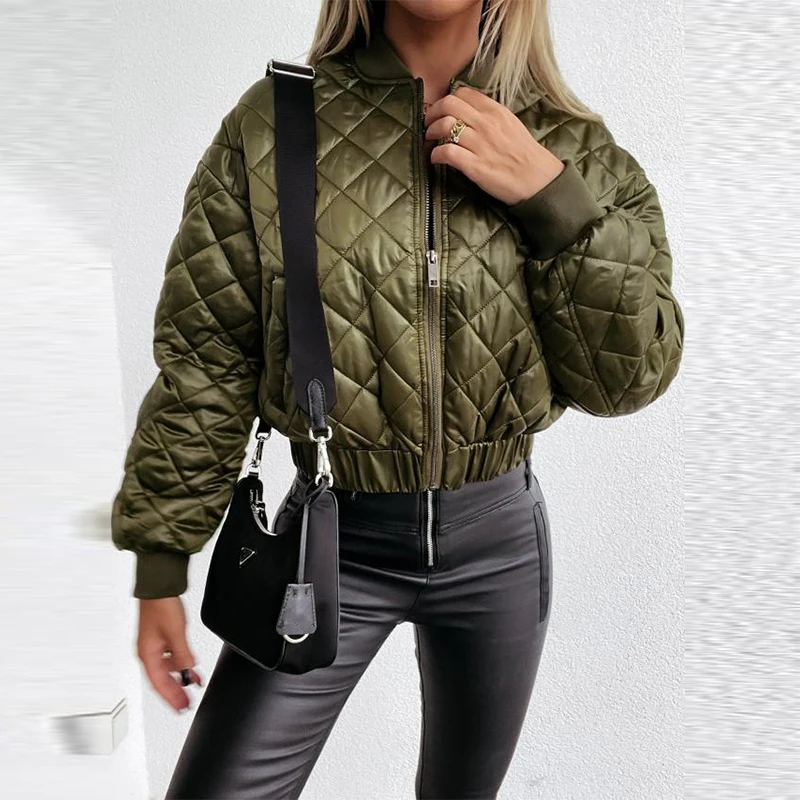 Woman Bomber Jacket Women Winter Casual Basic Oversized Streetwear Thick Warm Zipper Solid Coat Tops Plus Size Short Outwear
Woman Bomber Jacket Women Winter Casual Basic Oversized Streetwear Thick Warm Zipper Solid Coat Tops Plus Size Short Outwear