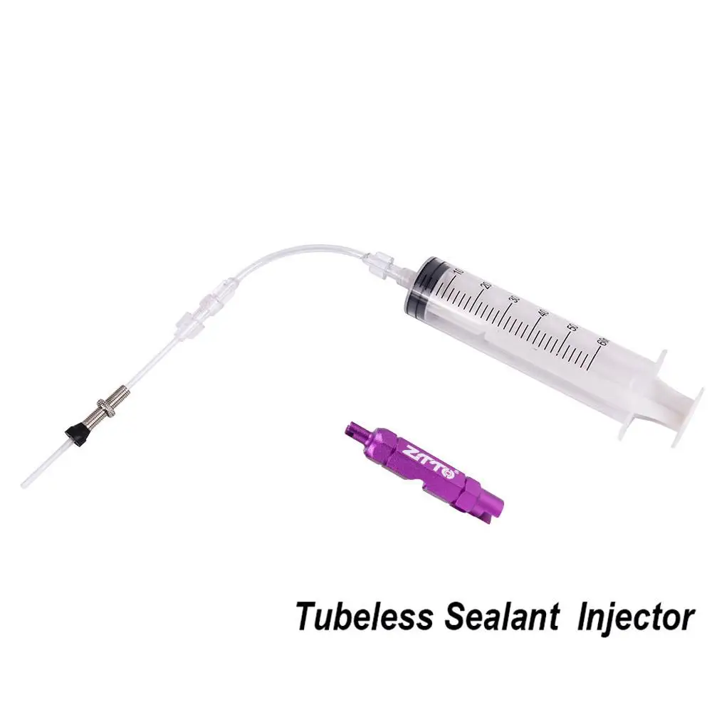 MTB Mountain Road Bike Tubeless Sealant Injector Tubeless Tire UST Tyre No Inner Tubes Use With Valve Core Tool
MTB Mountain Road Bike Tubeless Sealant Injector Tubeless Tire UST Tyre No Inner Tubes Use With Valve Core Tool