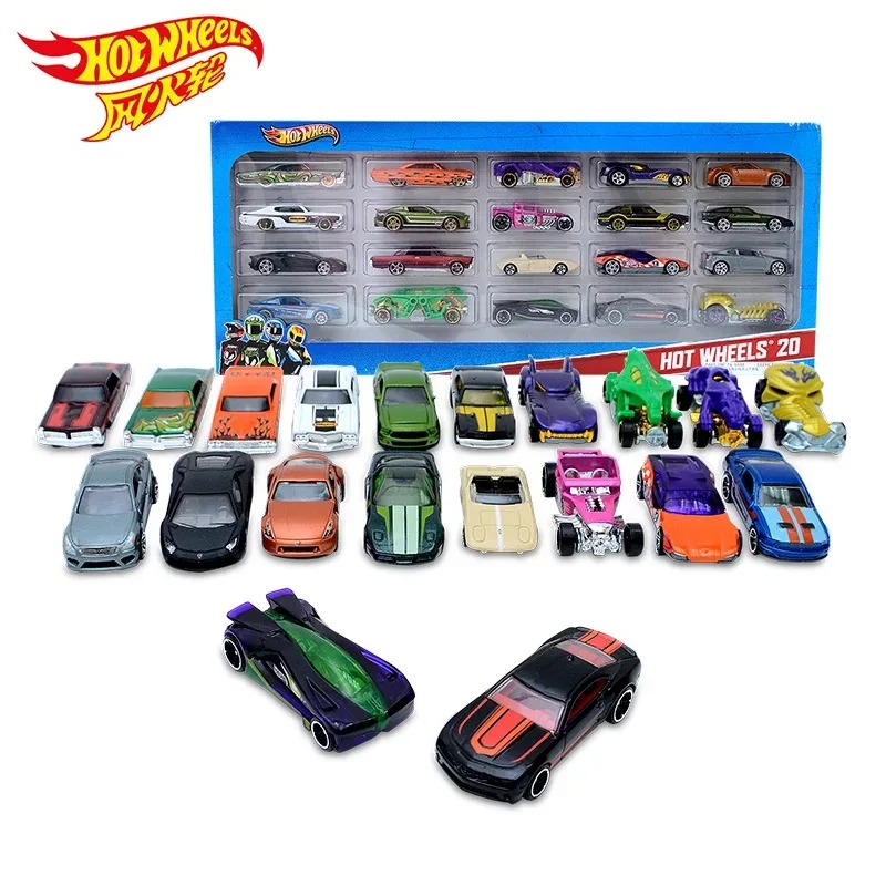 Игрушечный автомобиль Hot Wheels 20 шт. набор для подарка спортивный литой из сплава