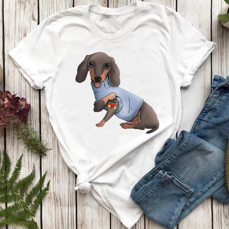 Women T-shirts Short Sleeve 90s Girl Cute Printing Animal Dog Pet Mom Top Lady Tshirt Female Ladies Print Graphic Tee T-Shirt
Women T-shirts Short Sleeve 90s Girl Cute Printing Animal Dog Pet Mom Top Lady Tshirt Female Ladies Print Graphic Tee T-Shirt