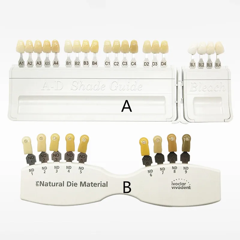 Porcelain Dental Teeth Denture tooth colorDental model Oraltooth teeth Classical porcelain teeth color shade guide
Porcelain Dental Teeth Denture tooth colorDental model Oraltooth teeth Classical porcelain teeth color shade guide