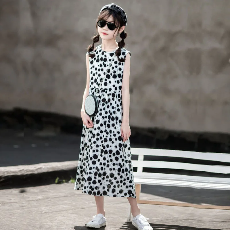 Summer 2021 Kid Dresses For Girls Long Princess Party Children Dress Teenager School Girl Clothes Fashion Black Red Sundress
Summer 2021 Kid Dresses For Girls Long Princess Party Children Dress Teenager School Girl Clothes Fashion Black Red Sundress