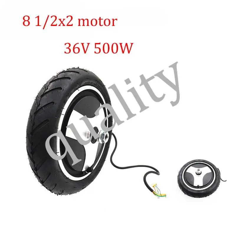 8.5 Inch 36V 500W Engine Motor for Xiaomi M365 Electric Scooter 8 1/2x2 Tire Replacement Modification Accessories
8.5 Inch 36V 500W Engine Motor for Xiaomi M365 Electric Scooter 8 1/2x2 Tire Replacement Modification Accessories