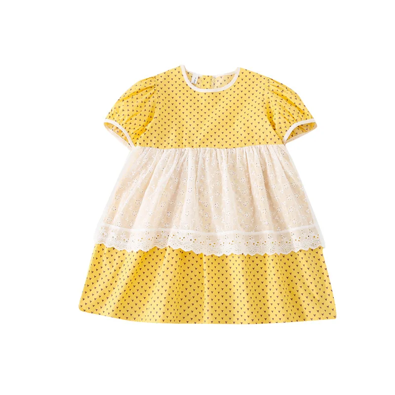 Summer girls lace patchwork short sleeve dresses Toddler kids cotton casual princess dress
Summer girls lace patchwork short sleeve dresses Toddler kids cotton casual princess dress