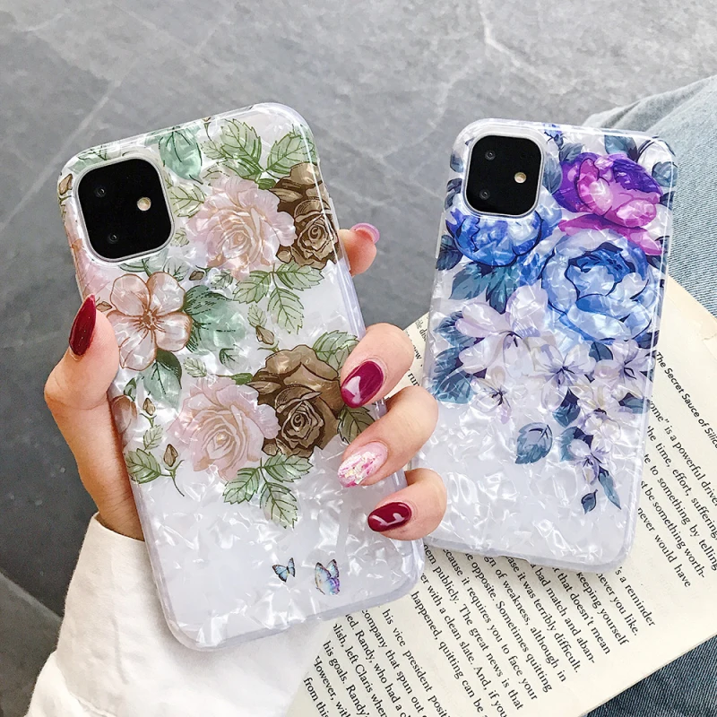 Relief Marble Flower Case For iPhone 11 Pro X XR XS Max 7 8 6 6S Plus Soft Silicone Phone Cover for iPhone 12 Mini SE2020 Coque
Relief Marble Flower Case For iPhone 11 Pro X XR XS Max 7 8 6 6S Plus Soft Silicone Phone Cover for iPhone 12 Mini SE2020 Coque
