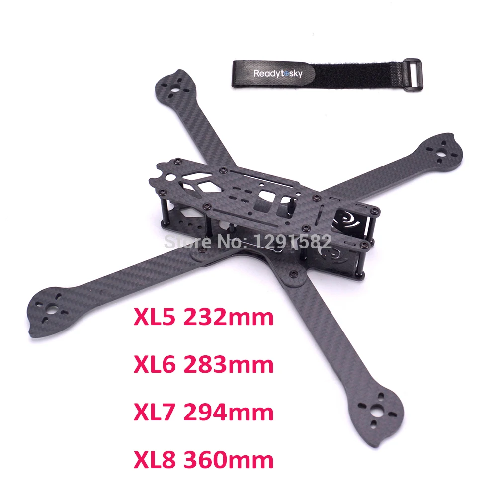 Полный комплект из углеродного волокна XL5 V2 232 мм XL6 283 XL7 294 XL8 360 True X 5 6 7 8 дюймов FPV