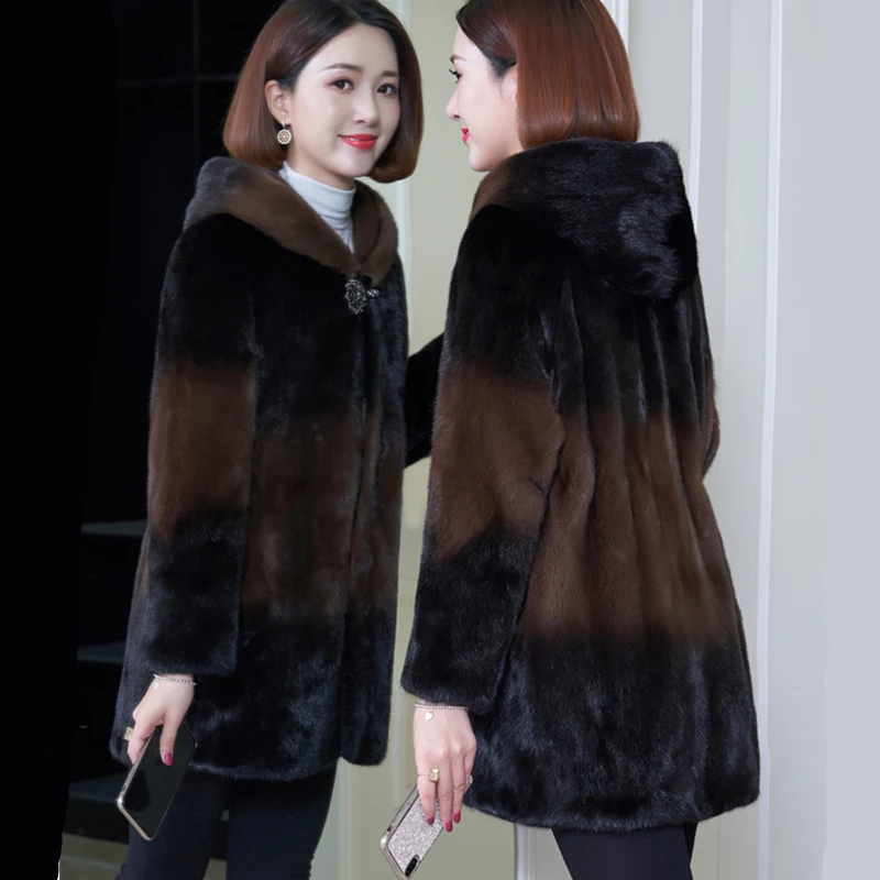 New Winter Womens Clothing Fur Loose Plus size High-quality Fur Jacket Thick Warm Luxury Fur Overcoat Mink Fur Real Fur Coats
New Winter Womens Clothing Fur Loose Plus size High-quality Fur Jacket Thick Warm Luxury Fur Overcoat Mink Fur Real Fur Coats