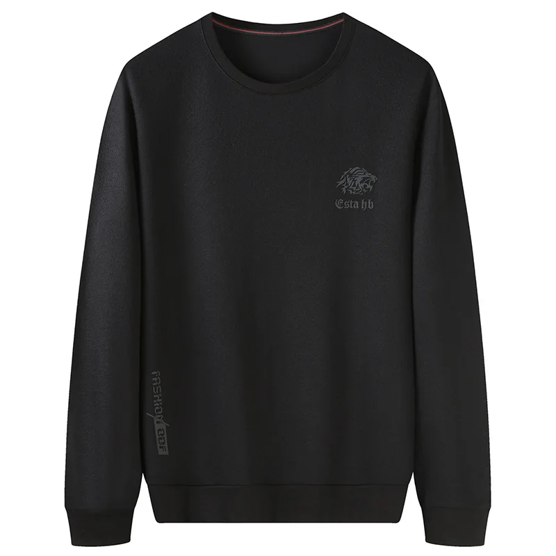Men's fat plus size black round neck sweater men's youth solid color versatile Long Sleeve Shirt
Men's fat plus size black round neck sweater men's youth solid color versatile Long Sleeve Shirt