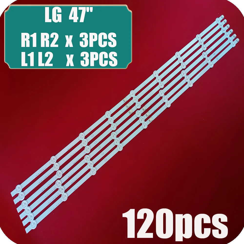 Новая светодиодная подсветка для LG 47 дюймов LC470DU 47LN5400-CN 47LN5700 47LA620V 6916L-1174A 6916L-1175A 47LN5200 6916L-1176A 6916L-1177A 
Новая светодиодная подсветка для LG 47 дюймов LC470DU 47LN5400-CN 47LN5700 47LA620V 6916L-1174A 6916L-1175A 47LN5200 6916L-1176A 6916L-1177A