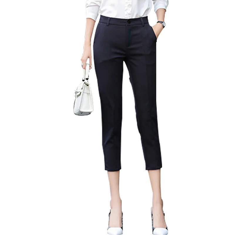 Professional Suit Pants New Skinny Pants Slim Fit Suit Pants Women Cropped Pants Versatile Pencil Pants
Professional Suit Pants New Skinny Pants Slim Fit Suit Pants Women Cropped Pants Versatile Pencil Pants