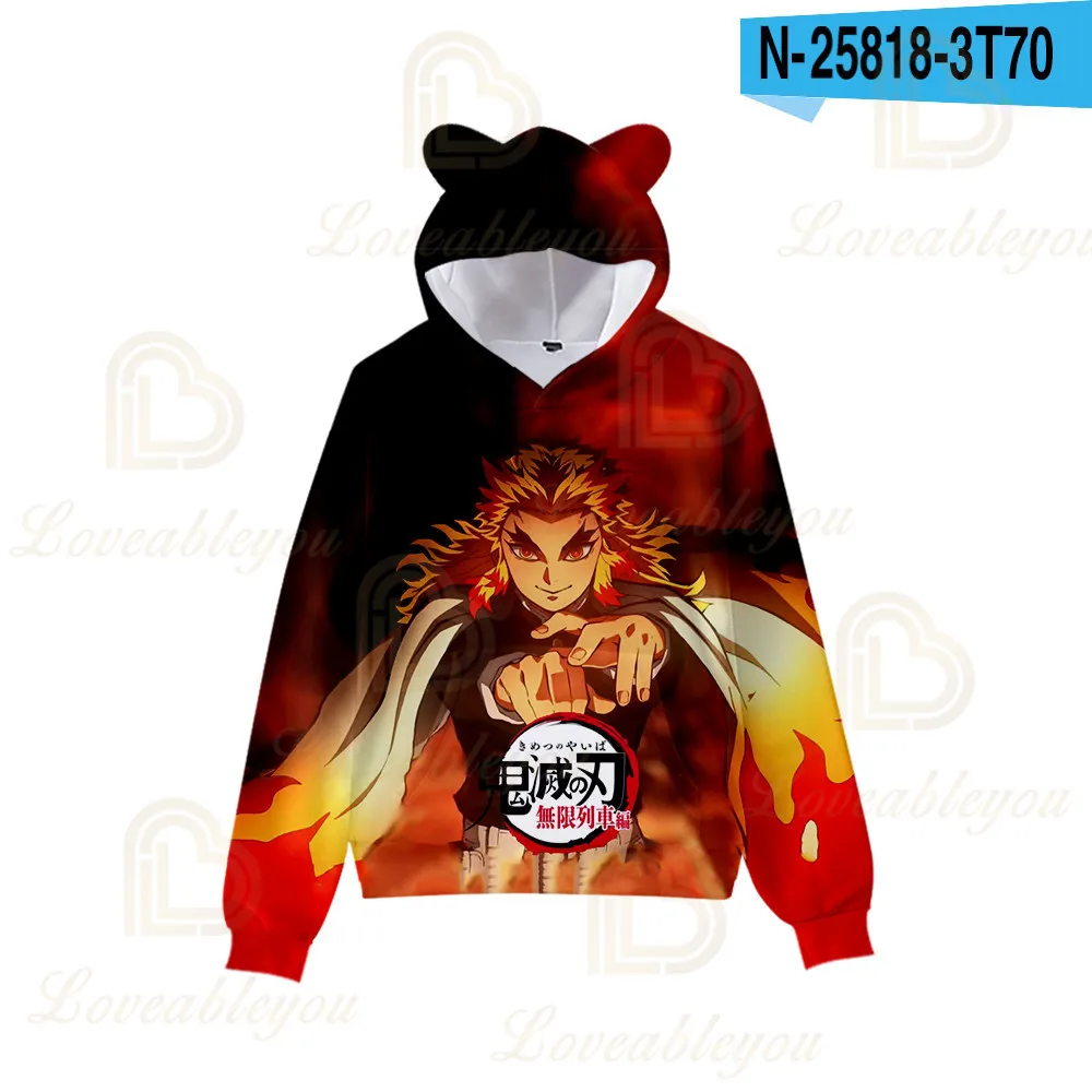 Hot Fashion Hoodies Demon Slayer Cat Ears Costume Harajuku Kids Girls Pullover Hoodie Hip Hop Sweatshirts
Hot Fashion Hoodies Demon Slayer Cat Ears Costume Harajuku Kids Girls Pullover Hoodie Hip Hop Sweatshirts