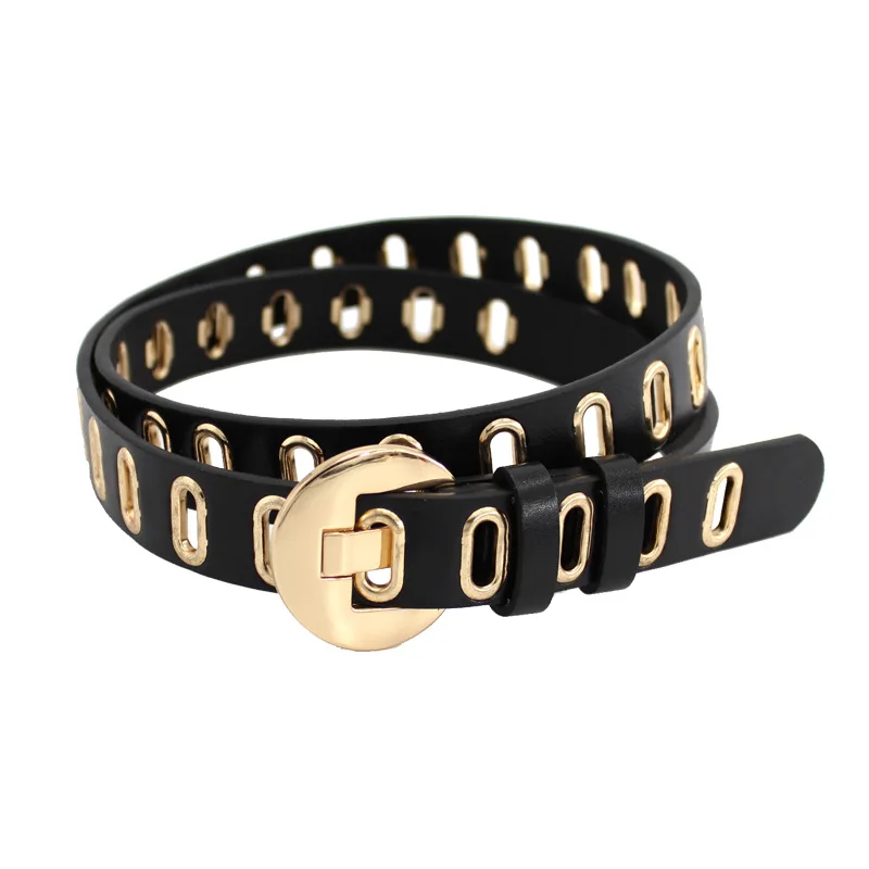 New Women Belt Adjustable Hole Grunge Punk Belts for Women Alloy Pin Buckle Leather Belt for Pants Dresses
New Women Belt Adjustable Hole Grunge Punk Belts for Women Alloy Pin Buckle Leather Belt for Pants Dresses