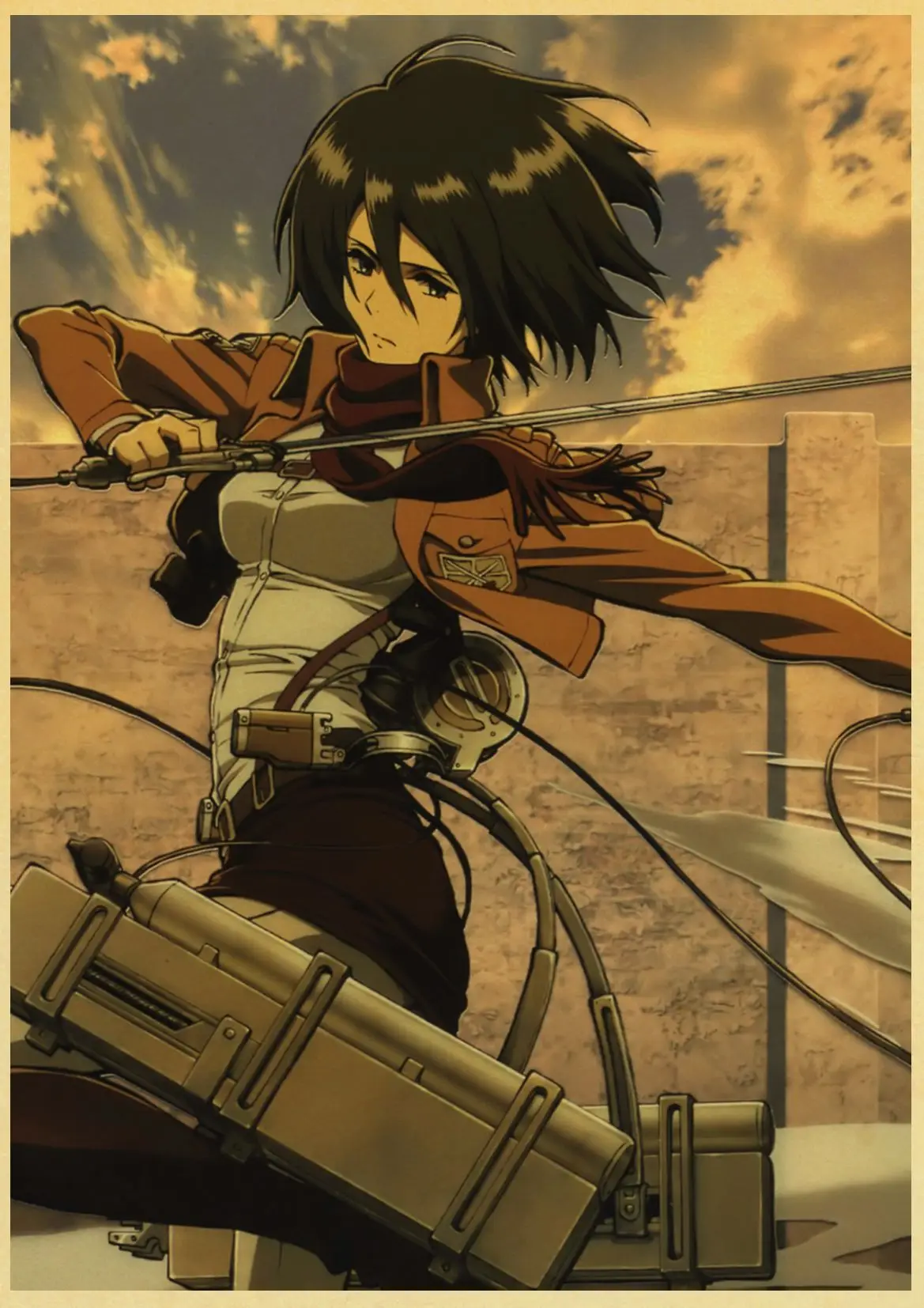 Attack on Titan KRAFT POSTER Retro Poster Vintage poster Wall Decor For Home Bar Cafe wall sticker decoration
Attack on Titan KRAFT POSTER Retro Poster Vintage poster Wall Decor For Home Bar Cafe wall sticker decoration