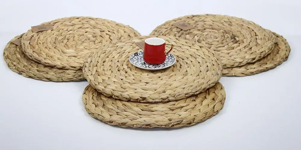 New 4 pcs 36 cm Bamboo Coasters Round Table Padding Natural Bowl Cup Mat Hand-made Insulation Placemats Kitchen Tools
New 4 pcs 36 cm Bamboo Coasters Round Table Padding Natural Bowl Cup Mat Hand-made Insulation Placemats Kitchen Tools
