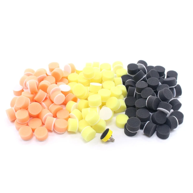 151Pcs 25mm Sponge Waxing Buffing Polishing Pad for Car Polisher M6 Polishing Pad Backer Plate for Dremel Rotary Tool
151Pcs 25mm Sponge Waxing Buffing Polishing Pad for Car Polisher M6 Polishing Pad Backer Plate for Dremel Rotary Tool