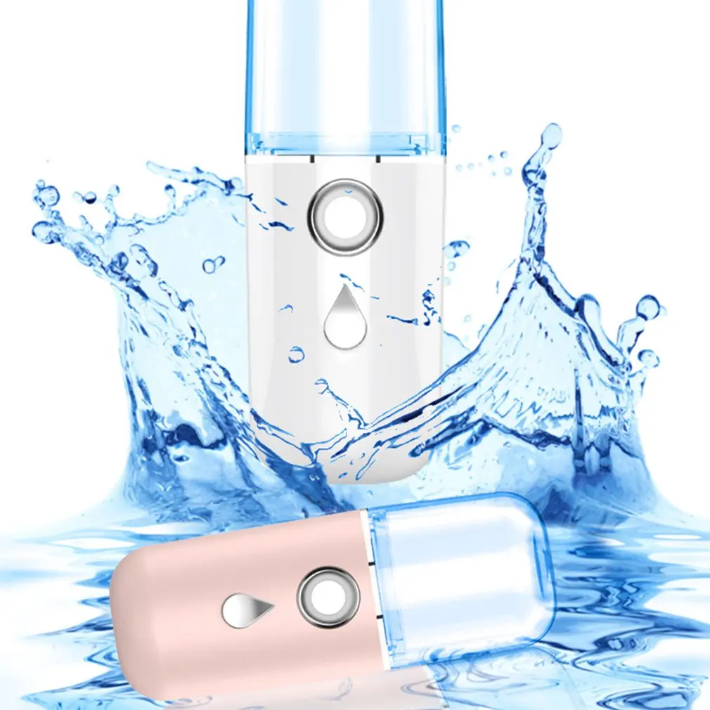 Nano Spray Water Replenishing Device Mini Beauty Device Handheld Portable Face Steaming Humidifier Convenient 
Nano Spray Water Replenishing Device Mini Beauty Device Handheld Portable Face Steaming Humidifier Convenient
