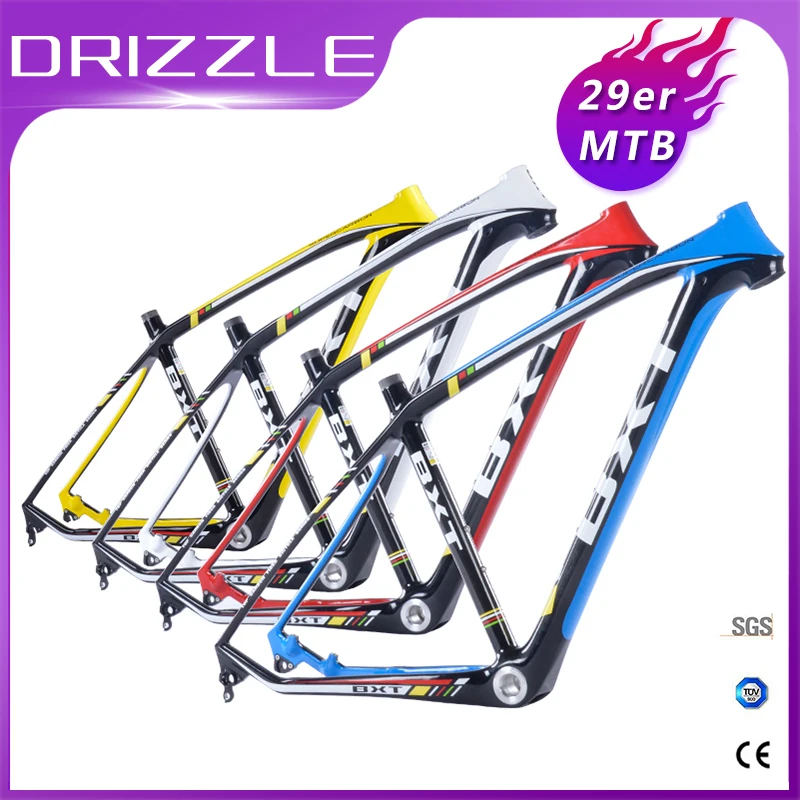 Карбоновая mtb рама 29er карбоновая 29 для горного велосипеда 142*12 or135 * 9 мм