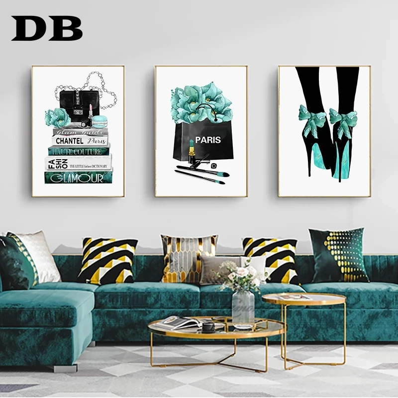Flower Perfume Heels Poster Modern Fashion Paris Wall Art Canvas Painting Nordic Print Wall Pictures For Living Room Home Decor
Flower Perfume Heels Poster Modern Fashion Paris Wall Art Canvas Painting Nordic Print Wall Pictures For Living Room Home Decor