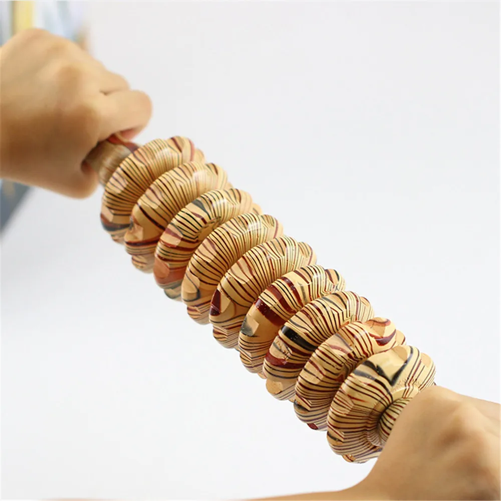 9-wheel Wooden Multifunctional Abdomen Massager Roller Fat Burning Fitness Stick Muscle Relax Tool Anti Cellulite Waist Massage
9-wheel Wooden Multifunctional Abdomen Massager Roller Fat Burning Fitness Stick Muscle Relax Tool Anti Cellulite Waist Massage