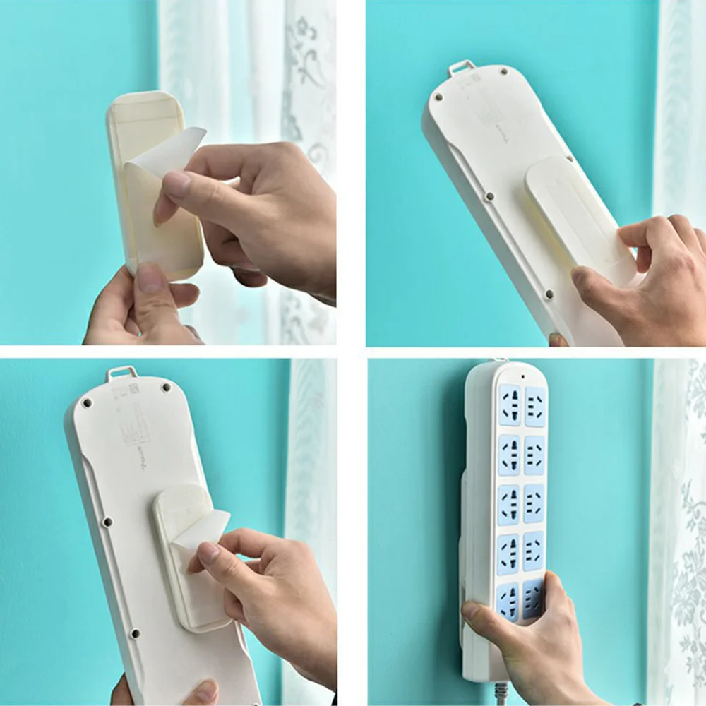 4PCS/Set Wall Mount Self-adhesive Power Strip Buckle Punch Free Socket Fixer Socket Fixator for Outlet Adapter (White)
4PCS/Set Wall Mount Self-adhesive Power Strip Buckle Punch Free Socket Fixer Socket Fixator for Outlet Adapter (White)