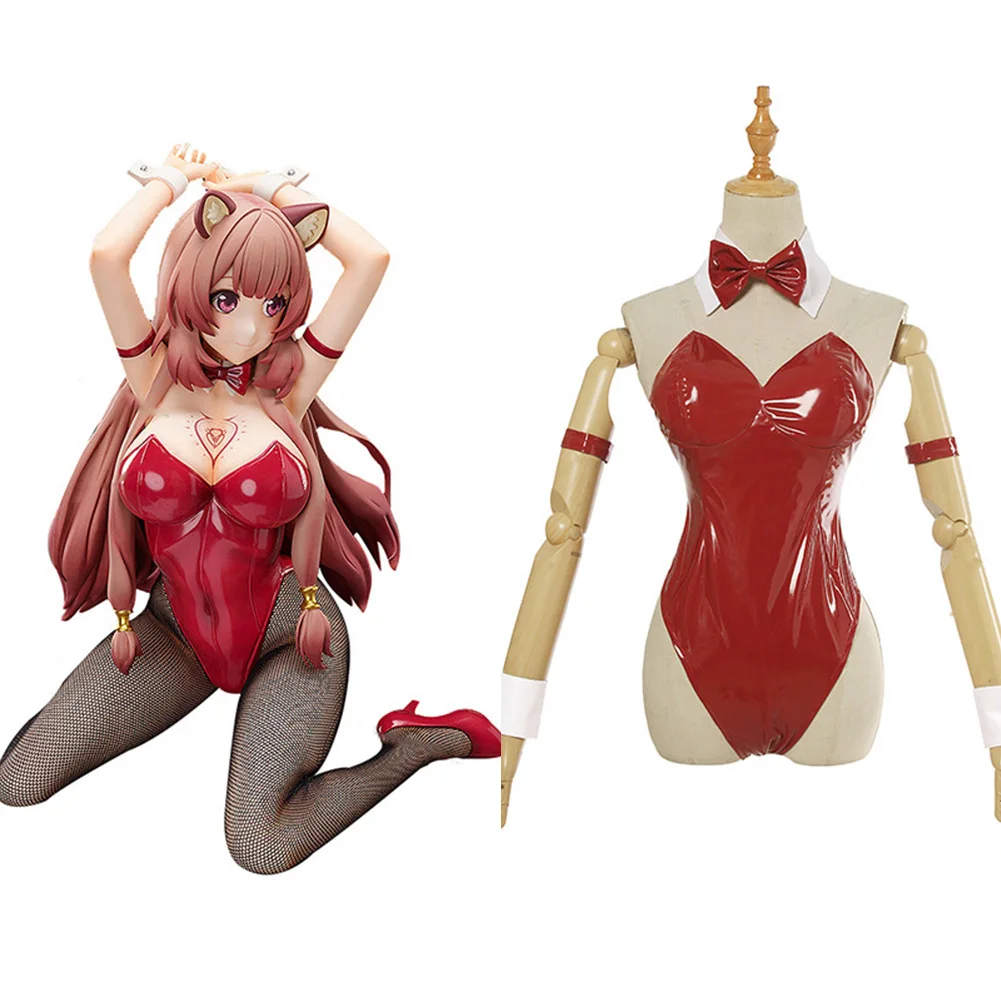 Anime Rising of Shield Hero Raphtalia Cosplay Costume Red Bunny Girl Jumpsuit Outfits Halloween Carnival Suit 
Anime Rising of Shield Hero Raphtalia Cosplay Costume Red Bunny Girl Jumpsuit Outfits Halloween Carnival Suit