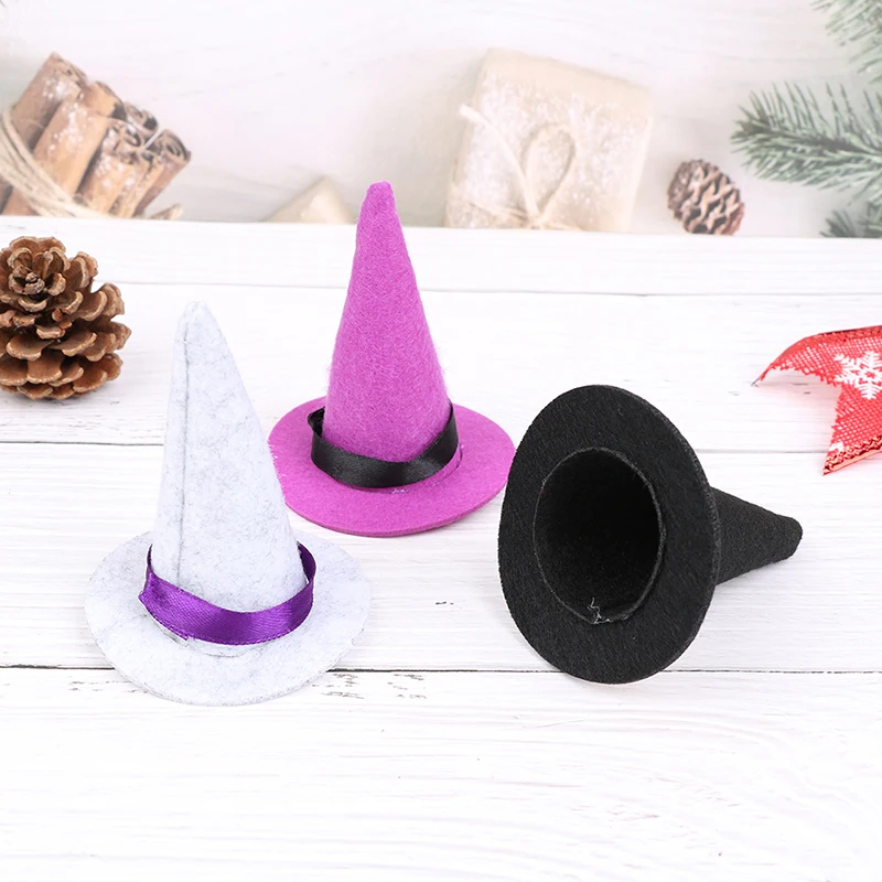 2pcs/pack Dollhouse Mini Felt Witch Hats Handmade Wine Bottle Decor Doll House Accessories
2pcs/pack Dollhouse Mini Felt Witch Hats Handmade Wine Bottle Decor Doll House Accessories