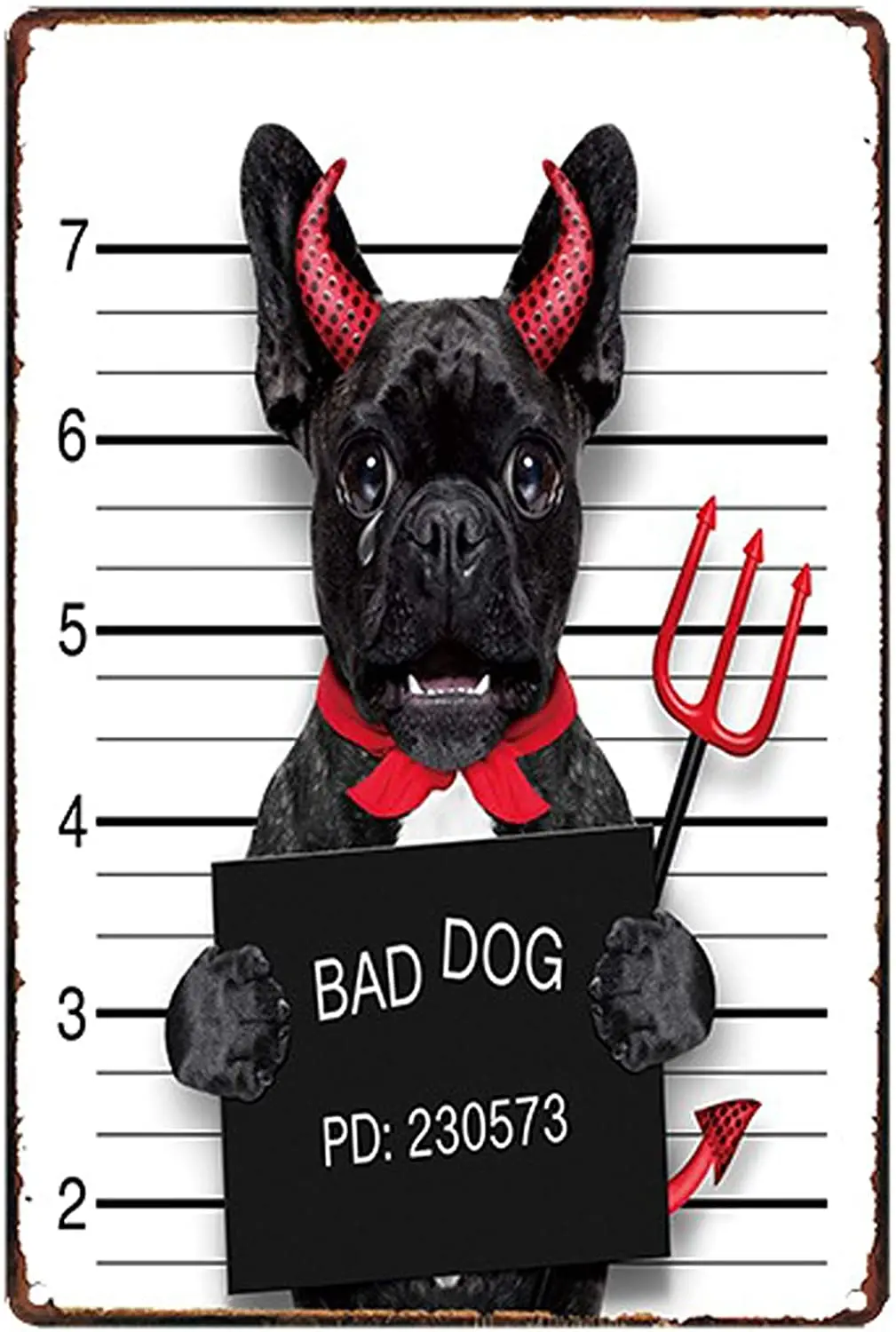 Original Retro Design Bad Dog Tin Metal Signs Wall Art | Thick Tinplate Print Poster Wall Decoration
Original Retro Design Bad Dog Tin Metal Signs Wall Art | Thick Tinplate Print Poster Wall Decoration