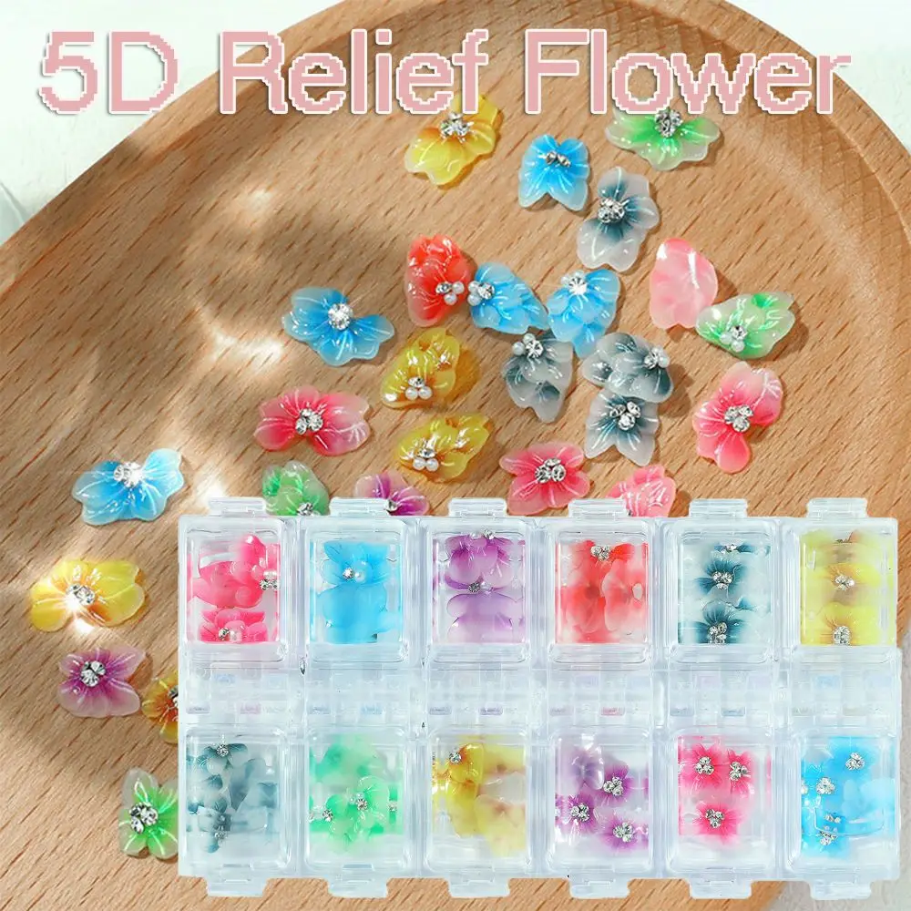 Charm for Manicure Nails Accessories DIY Nail Art Decoration 5D Relief Gradient Flower Rhinestone
Charm for Manicure Nails Accessories DIY Nail Art Decoration 5D Relief Gradient Flower Rhinestone
