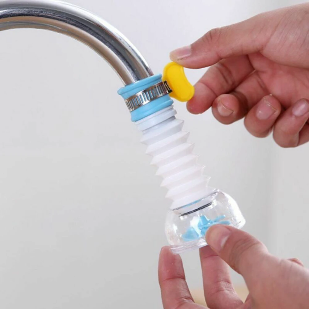 

360 Rotation Faucet Extender Kitchen Sink Spouts Sprayers Shower Tap Water Purifier Nozzle Purifier Bubbler Water Saving Filter