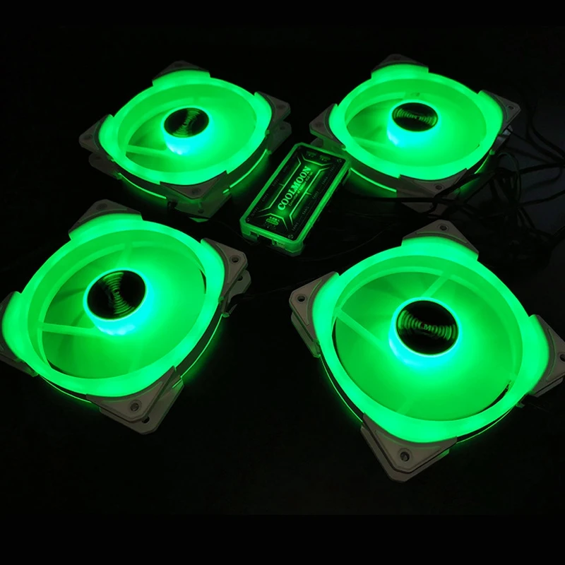 COOLMOON Shuangjiao II Case Fan Set, 12cm Silent Internal and External Luminous Fan Set
COOLMOON Shuangjiao II Case Fan Set, 12cm Silent Internal and External Luminous Fan Set