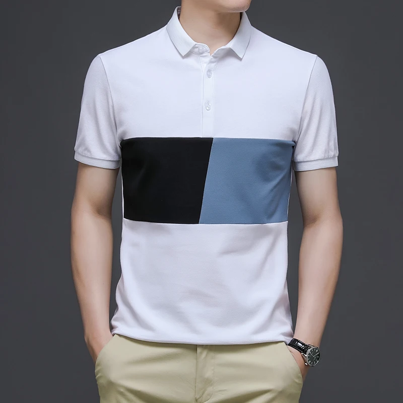 Plus size 2021 New Men's Polo shirt Solid short Sleeve Casual Tops T-shirt Fashion High Quality Male Design Streetwear Style
Plus size 2021 New Men's Polo shirt Solid short Sleeve Casual Tops T-shirt Fashion High Quality Male Design Streetwear Style