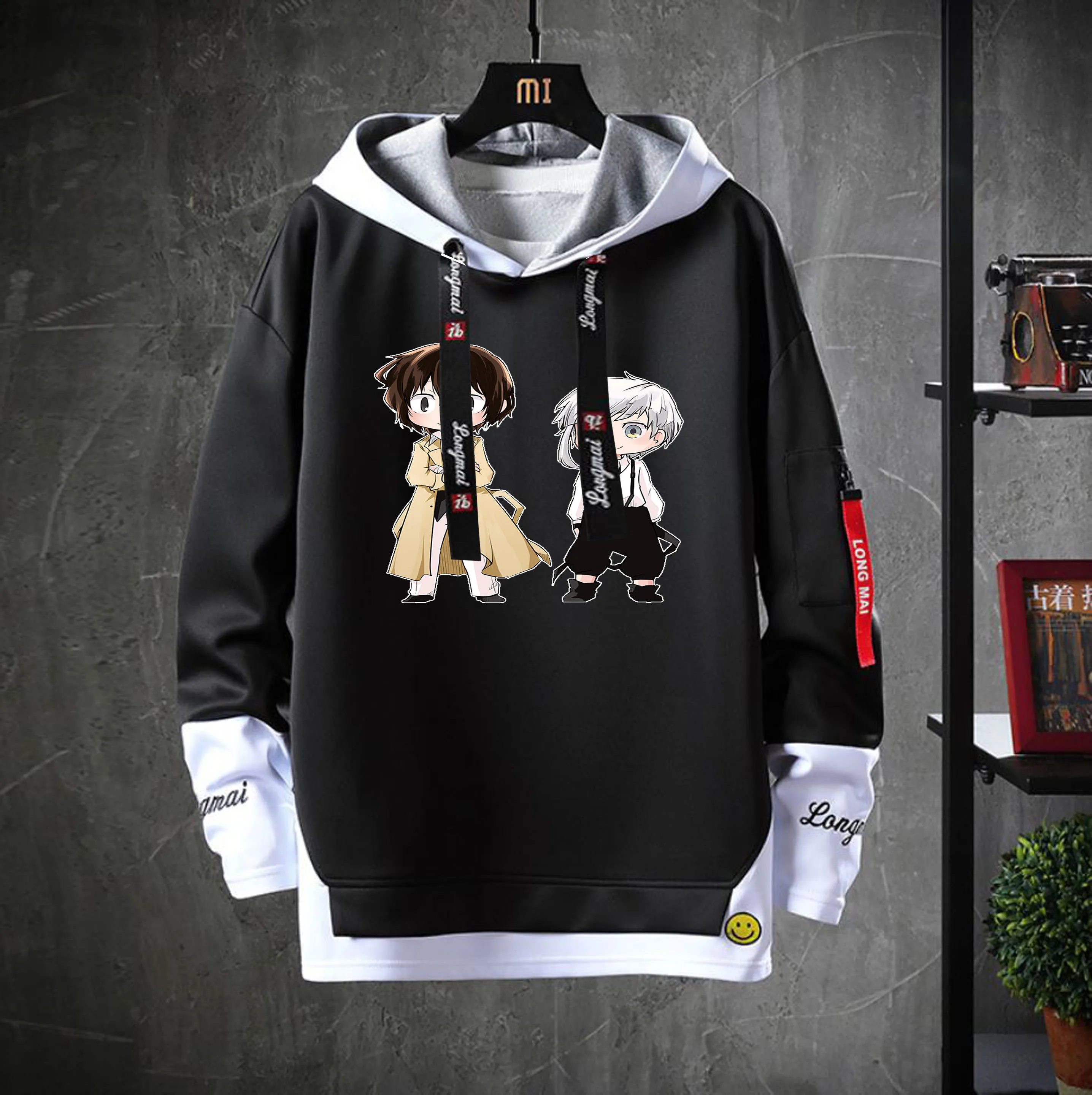 Cartoon anime Stray Dogs Hooded Teenagers Costume Unisex Fake Two-Piece Hoodies Sweatshirt Casual jacket
Cartoon anime Stray Dogs Hooded Teenagers Costume Unisex Fake Two-Piece Hoodies Sweatshirt Casual jacket