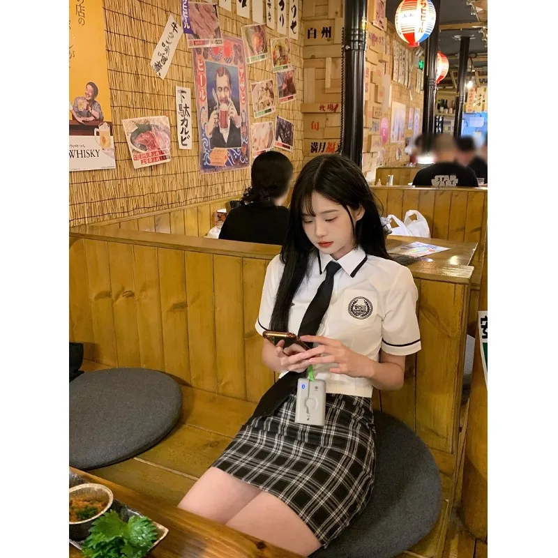 2021 japanese and korean style college style school costume suit high waist hip wrap skirt girl jk uniform daily two-piece set
2021 japanese and korean style college style school costume suit high waist hip wrap skirt girl jk uniform daily two-piece set