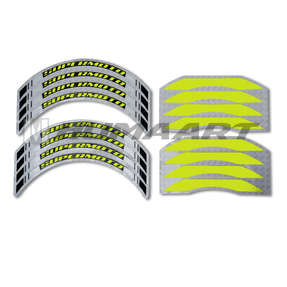 HUMAART Motorbike Wheel Rim Sticker Tapes 17'' x 17'' 17 Inches MX Racing Graphics Deco for Supermoto Motocross Enduro, 3M
HUMAART Motorbike Wheel Rim Sticker Tapes 17'' x 17'' 17 Inches MX Racing Graphics Deco for Supermoto Motocross Enduro, 3M