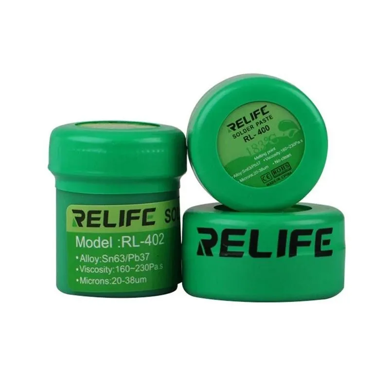 Solder Tin Paste 20g/30g/40g 183C Melting Point Welding Flux Soldering Cream Sn63/Pb37 Repair BGA CPU LED Rework Tools 
Solder Tin Paste 20g/30g/40g 183C Melting Point Welding Flux Soldering Cream Sn63/Pb37 Repair BGA CPU LED Rework Tools