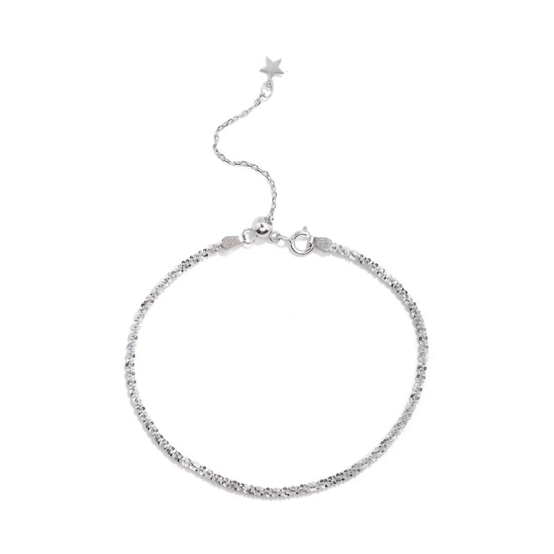 14+5cm Genuine 925 Sterling Silver Bracelets for Women stars Exquisite Fashion Fine Bracelet Femme Minimalist Hand Jewelry Gift
14+5cm Genuine 925 Sterling Silver Bracelets for Women stars Exquisite Fashion Fine Bracelet Femme Minimalist Hand Jewelry Gift