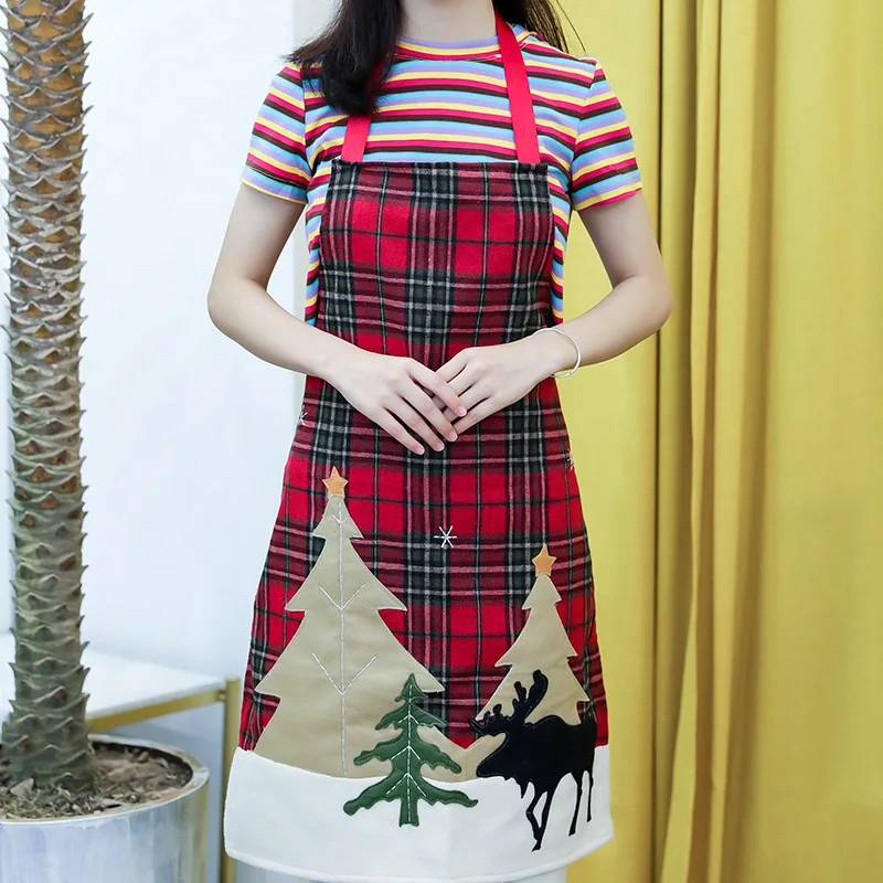 Christmas Decoration Cotton Twist Plaid Apron Nordic Creative Kitchen Home Christmas Apron
Christmas Decoration Cotton Twist Plaid Apron Nordic Creative Kitchen Home Christmas Apron
