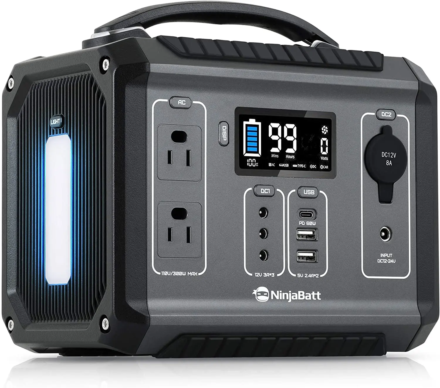 Portable Power Station 280Wh Backup Fast Charging 78000mAh 300W Lithium Battery Pure Sine Wave AC Outlets PD60W Outdoor Camping
Portable Power Station 280Wh Backup Fast Charging 78000mAh 300W Lithium Battery Pure Sine Wave AC Outlets PD60W Outdoor Camping