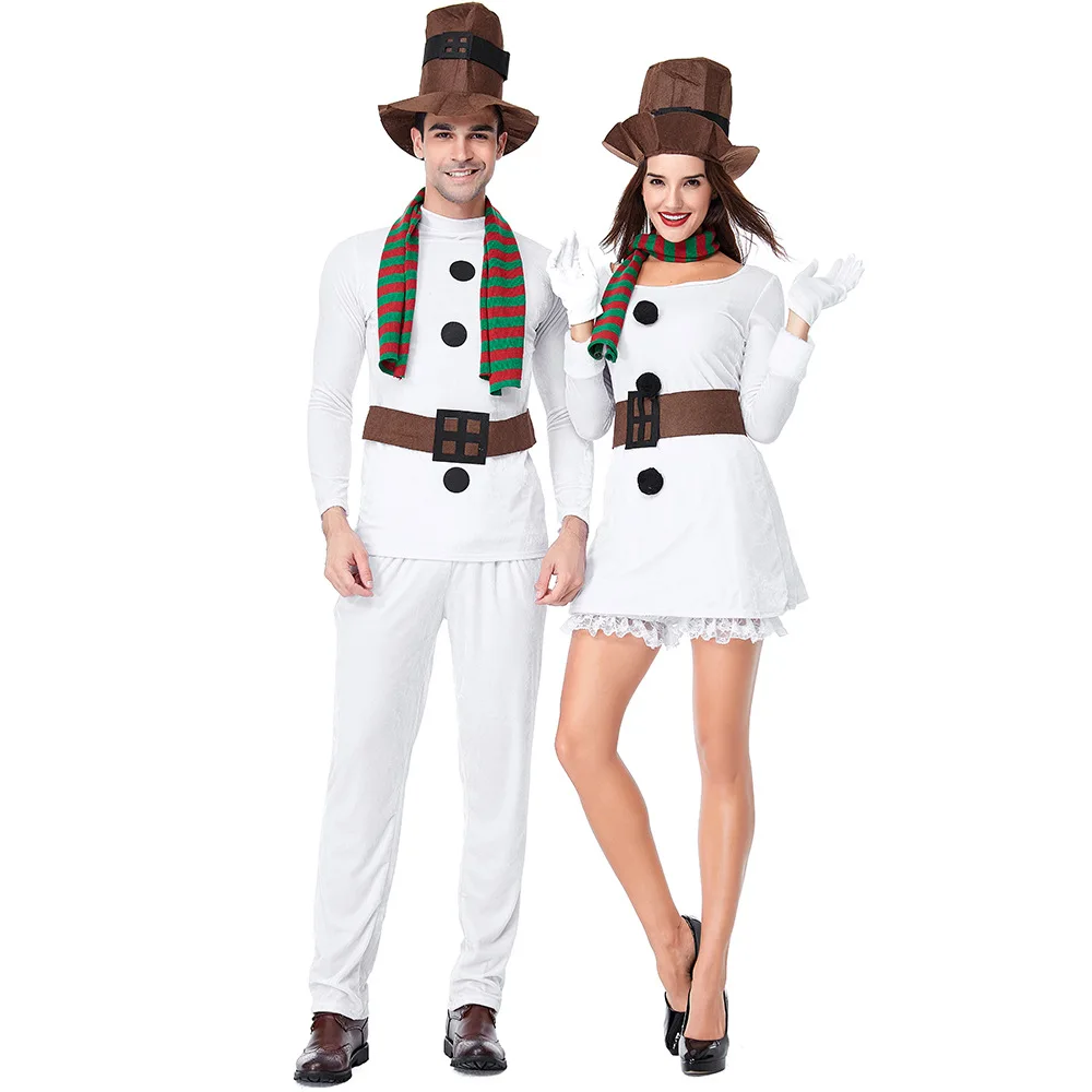 Adult Women Man Christmas Snowman Costume New Year Festival Couple Santa Claus Outfit Fancy Dress
Adult Women Man Christmas Snowman Costume New Year Festival Couple Santa Claus Outfit Fancy Dress