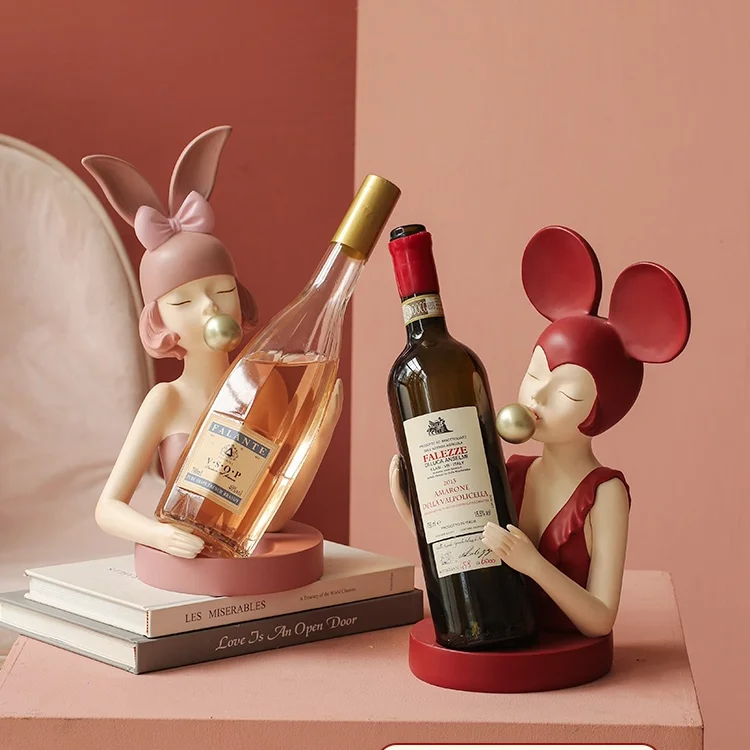 Ornaments Modern Wine Rack Creativity Household Lovely Wine Wine Bottle Holder Nordic Bar Stand Porta Vino Bar Supplies DK50WR
Ornaments Modern Wine Rack Creativity Household Lovely Wine Wine Bottle Holder Nordic Bar Stand Porta Vino Bar Supplies DK50WR
