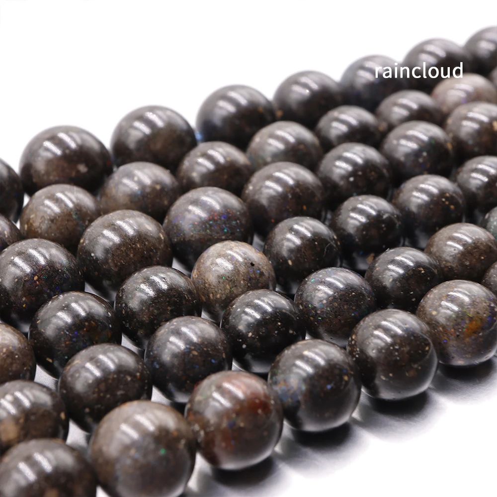 Natural black opal stone beads smooth round semi precious gemstone perle shine bead For Jewelry Making DIY women necklace
Natural black opal stone beads smooth round semi precious gemstone perle shine bead For Jewelry Making DIY women necklace
