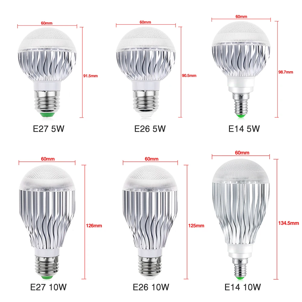 E14/E26/E27 Efficient LED Control Lamp Led RGB Light Dimmable Bulb Round Lamps+Remote Room Deco Party Atmosphere Colorfull
E14/E26/E27 Efficient LED Control Lamp Led RGB Light Dimmable Bulb Round Lamps+Remote Room Deco Party Atmosphere Colorfull