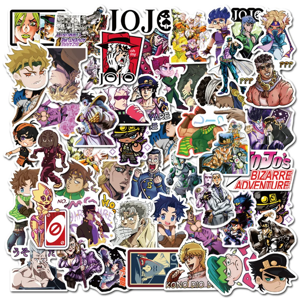 10/30/50 Pieces Cartoon JOJO Adventure Anime Graffiti Tablet PC Notebook Luggage Waterproof Sticker Kids Toys Wholesale
10/30/50 Pieces Cartoon JOJO Adventure Anime Graffiti Tablet PC Notebook Luggage Waterproof Sticker Kids Toys Wholesale