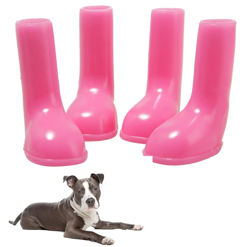 4pcs Pet Rain Boots Waterproof Performance Good Elasticity Can Be Small Three Specifications Big Bubble Rain Shoes Dog Supplies
4pcs Pet Rain Boots Waterproof Performance Good Elasticity Can Be Small Three Specifications Big Bubble Rain Shoes Dog Supplies