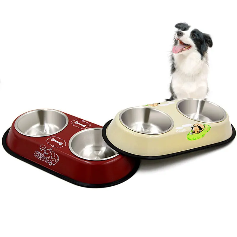 Pet Dog Bowl Food Water Dish Stainless Steel Pets Feeder Double Bowls Non Slip Feeding Tray Pet Supplies for Cat Puppy Dogs Bowl
Pet Dog Bowl Food Water Dish Stainless Steel Pets Feeder Double Bowls Non Slip Feeding Tray Pet Supplies for Cat Puppy Dogs Bowl