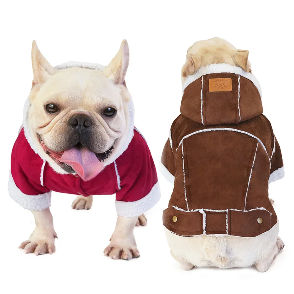 3 Colors Winter Warm Pets Costume Dog Hoodie Dog Clothes for Small Medium Dogs Pug French Bulldog Yorkie Outfit Dog Coat Jacket
3 Colors Winter Warm Pets Costume Dog Hoodie Dog Clothes for Small Medium Dogs Pug French Bulldog Yorkie Outfit Dog Coat Jacket